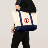 Geen alcohol rode cirkel teken | Impulse Canvas ta Tote Bag (Voorkant (product))