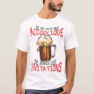geen alcohol waarvoor humor voor alcohol vrij wild t-shirt