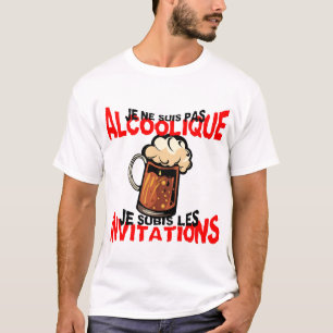 geen alcohol waarvoor humor voor alcohol vrij wild t-shirt