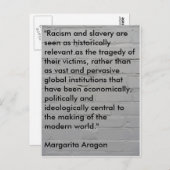 Geen Alibis - kinderen voorlichten over racisme Briefkaart (Voorkant / Achterkant)