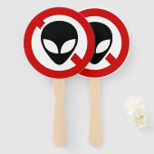 GEEN ALIENS HANDWAAIER (Voorkant en achterkant)