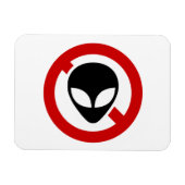 GEEN ALIENS MAGNEET (Horizontaal)