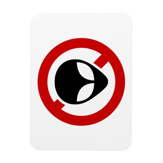 GEEN ALIENS MAGNEET (Verticaal)