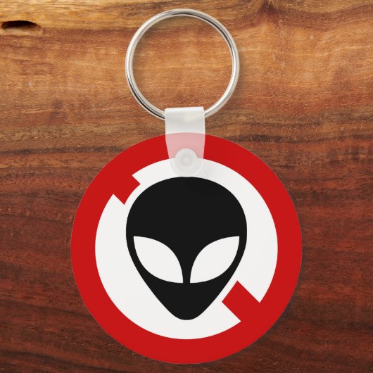 GEEN ALIENS SLEUTELHANGER (Voorkant)