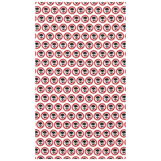 GEEN ALIENS TAFELKLEED (Voorkant)