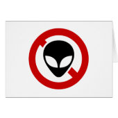 GEEN ALIENS WENSKAART (Voorkant Horizontaal)