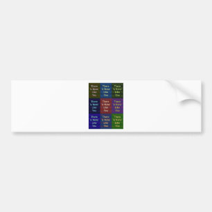 Geen als jij bumpersticker