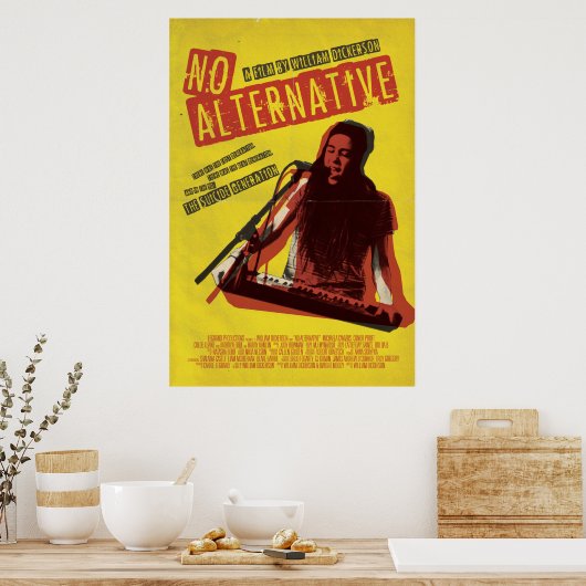 GEEN ALTERNATIEF - Officieel Poster voor films (Keuken)