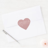 GEEN amateurnacht Hart Sticker (Envelop)