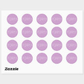 GEEN amateurnacht Ronde Sticker (Vel)