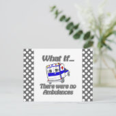 Geen ambulances briefkaart (Staand voorkant)
