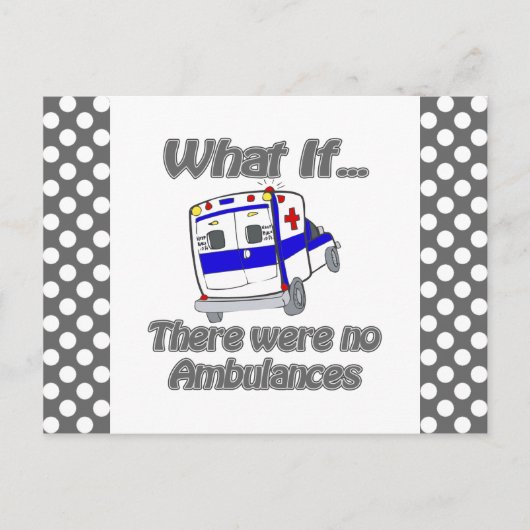 Geen ambulances briefkaart (Voorkant)