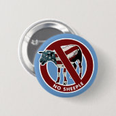 Geen Amerikaanse Sheeple-Button Ronde Button 5,7 Cm (Voorkant /achterkant)