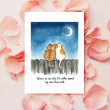 Geen Andere Grappige Kat Valentijnkaart voor Liefd