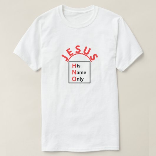 Geen andere naam t-shirt (Design voorkant)