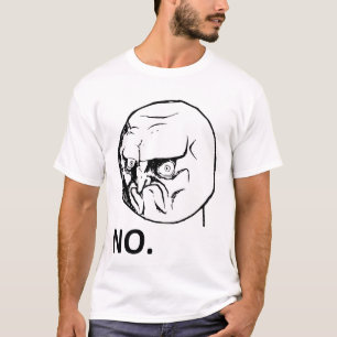 Geen Angry Rage Face Rageface Meme Comic T-shirt