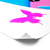 GEEN ANGST ALLEEN MAAR GELOOF FIGUUR SCHAATSEN VLI POSTER (Hoek)