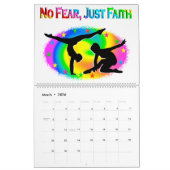 GEEN ANGST ALLEEN MAAR GELOOF INSPIRERENDE GYMNAST KALENDER (Mar 2026)