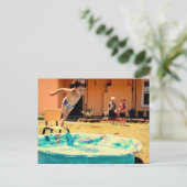 Geen angst briefkaart (Staand voorkant)