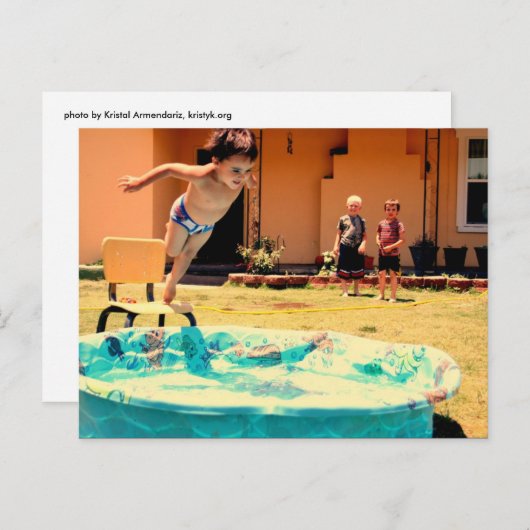 Geen angst briefkaart (Voorkant / Achterkant)