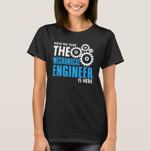 Geen angst dat de machinist hier is t-shirt (Voorkant)