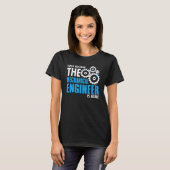 Geen angst dat de machinist hier is t-shirt (Voorkant volledig)