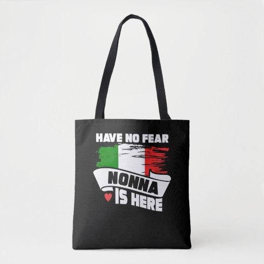 Geen angst dat nonna hier is? tote bag (Voorkant)