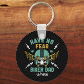 Geen angst dat papa hier is. sleutelhanger (Voorkant)