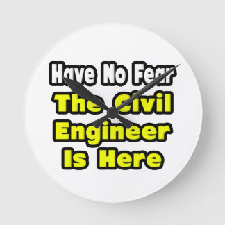 Geen angst, de civiele ingenieur is hier ronde klok