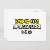 Geen angst, de vaatchirurg is hier briefkaart (Voorkant / Achterkant)