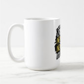 Geen angst geen bovengrens koffiemok (Links)