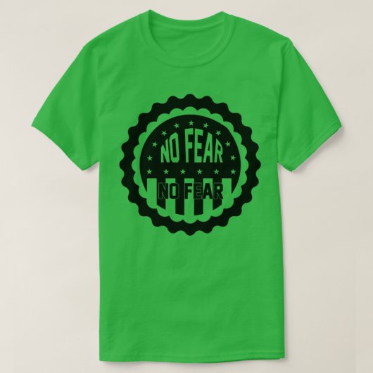 geen angst geen terugval t-shirt (Design voorkant)