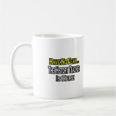 Geen angst...Geschiedenisdocent Koffiemok (Links)