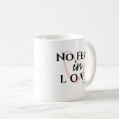 Geen Angst in Liefde Koffiemok (Voorkant rechts)