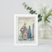 Geen angst, kleine. 1922 (pochoirdruk) briefkaart (Staand voorkant)