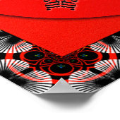 Geen angst MandalaGram Poster (Hoek)