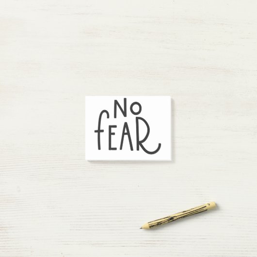 geen angst post-it® notes (Op bureau)