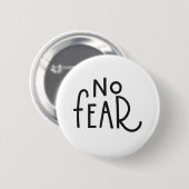 geen angst ronde button 5,7 cm (Voorkant /achterkant)