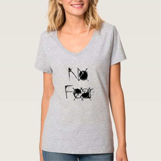 Geen angst t-shirt (Voorkant)