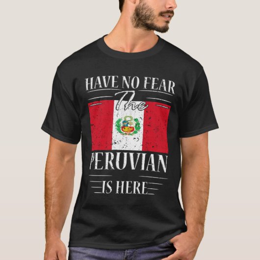 Geen angst voor de Peruviaan. T-shirt (Voorkant)