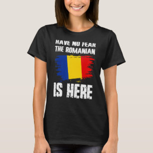 geen angst voor de Roemeense vlag is hier de Roeme T-shirt