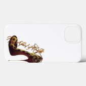"Geen Angst voor Hoogte" Tres Chic Hoge Hak Design Case-Mate iPhone Case (Achterkant (horizontaal))