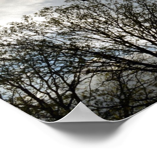 Geen angst voor Inspirerend foto-Poster Poster (Hoek)