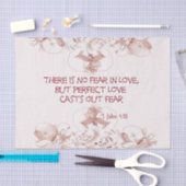 Geen angst voor liefdesbijbelversies tissuepapier (Craft)