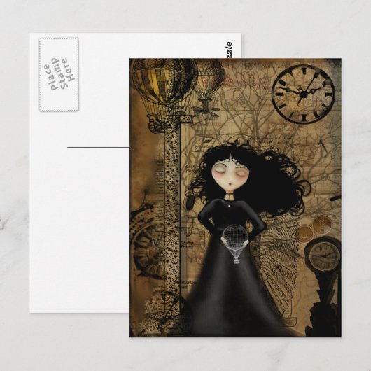 Geen angst voor vliegend Briefkaart (Voorkant / Achterkant)