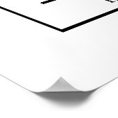 Geen angstelementen periodiek systeem poster (Hoek)