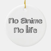 geen animatie geen leven keramisch ornament (Achterkant)