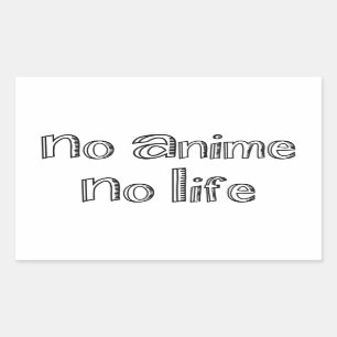 geen animatie geen leven rechthoekige sticker