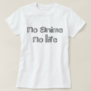 geen animatie geen leven t-shirt
