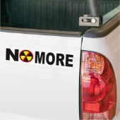 Geen antinucleaire slogan-Bumpersticker meer Bumpersticker (Op Truck)